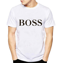 Load image into Gallery viewer, New Retro T shirt men Fashion 2019 Boss Letter Print short sleeve T-shirt streetwear Men hipster tops