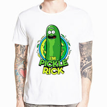 Load image into Gallery viewer, 2018 Men's Rick and Morty Funny Anime T-shirt Casual Short sleeve O-Neck homme Summer White T shirt Swag Tshirt HCP134