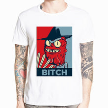 Load image into Gallery viewer, 2018 Men's Rick and Morty Funny Anime T-shirt Casual Short sleeve O-Neck homme Summer White T shirt Swag Tshirt HCP134