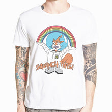 Load image into Gallery viewer, 2018 Men's Rick and Morty Funny Anime T-shirt Casual Short sleeve O-Neck homme Summer White T shirt Swag Tshirt HCP134