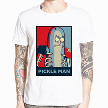 Load image into Gallery viewer, 2018 Men's Rick and Morty Funny Anime T-shirt Casual Short sleeve O-Neck homme Summer White T shirt Swag Tshirt HCP134