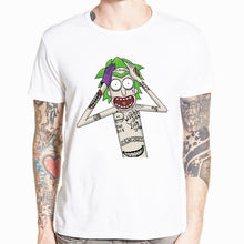 Load image into Gallery viewer, 2018 Men's Rick and Morty Funny Anime T-shirt Casual Short sleeve O-Neck homme Summer White T shirt Swag Tshirt HCP134