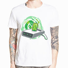 Load image into Gallery viewer, 2018 Men's Rick and Morty Funny Anime T-shirt Casual Short sleeve O-Neck homme Summer White T shirt Swag Tshirt HCP134