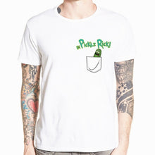 Load image into Gallery viewer, 2018 Men's Rick and Morty Funny Anime T-shirt Casual Short sleeve O-Neck homme Summer White T shirt Swag Tshirt HCP134