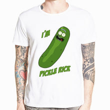 Load image into Gallery viewer, 2018 Men's Rick and Morty Funny Anime T-shirt Casual Short sleeve O-Neck homme Summer White T shirt Swag Tshirt HCP134