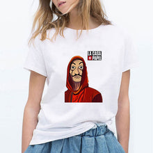 Load image into Gallery viewer, Money Heis Fashion BELLA CIAO T-Shirt Cute Kawaii La Casa De Papel T shirts Women Casual T Shirt Casual House of Paper Tshirt