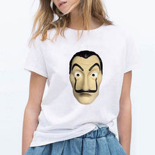 Load image into Gallery viewer, Money Heis Fashion BELLA CIAO T-Shirt Cute Kawaii La Casa De Papel T shirts Women Casual T Shirt Casual House of Paper Tshirt