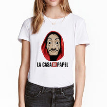 Load image into Gallery viewer, Money Heis Fashion BELLA CIAO T-Shirt Cute Kawaii La Casa De Papel T shirts Women Casual T Shirt Casual House of Paper Tshirt