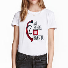 Load image into Gallery viewer, Money Heis Fashion BELLA CIAO T-Shirt Cute Kawaii La Casa De Papel T shirts Women Casual T Shirt Casual House of Paper Tshirt