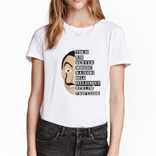 Load image into Gallery viewer, Money Heis Fashion BELLA CIAO T-Shirt Cute Kawaii La Casa De Papel T shirts Women Casual T Shirt Casual House of Paper Tshirt